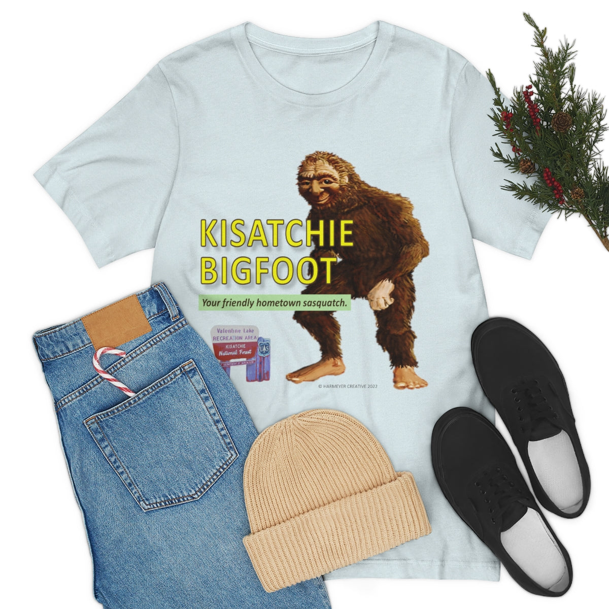 Unisex Kisatchie Bigfoot Jersey Tee