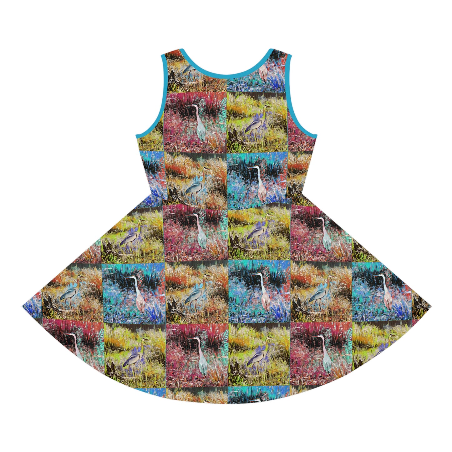 Great Blue Heron Girls' Sundress