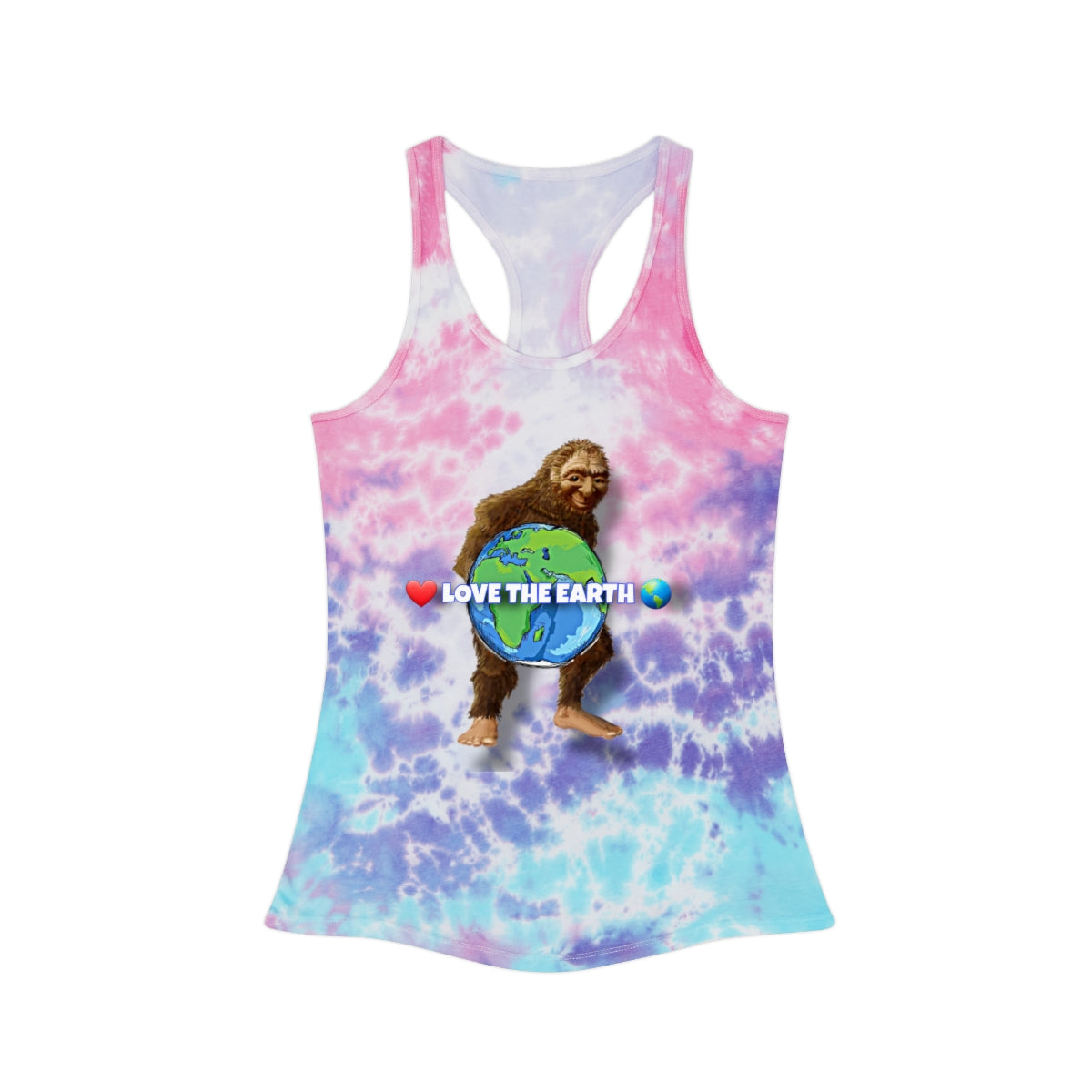 Love the Earth Tie Dye Racerback Tank Top