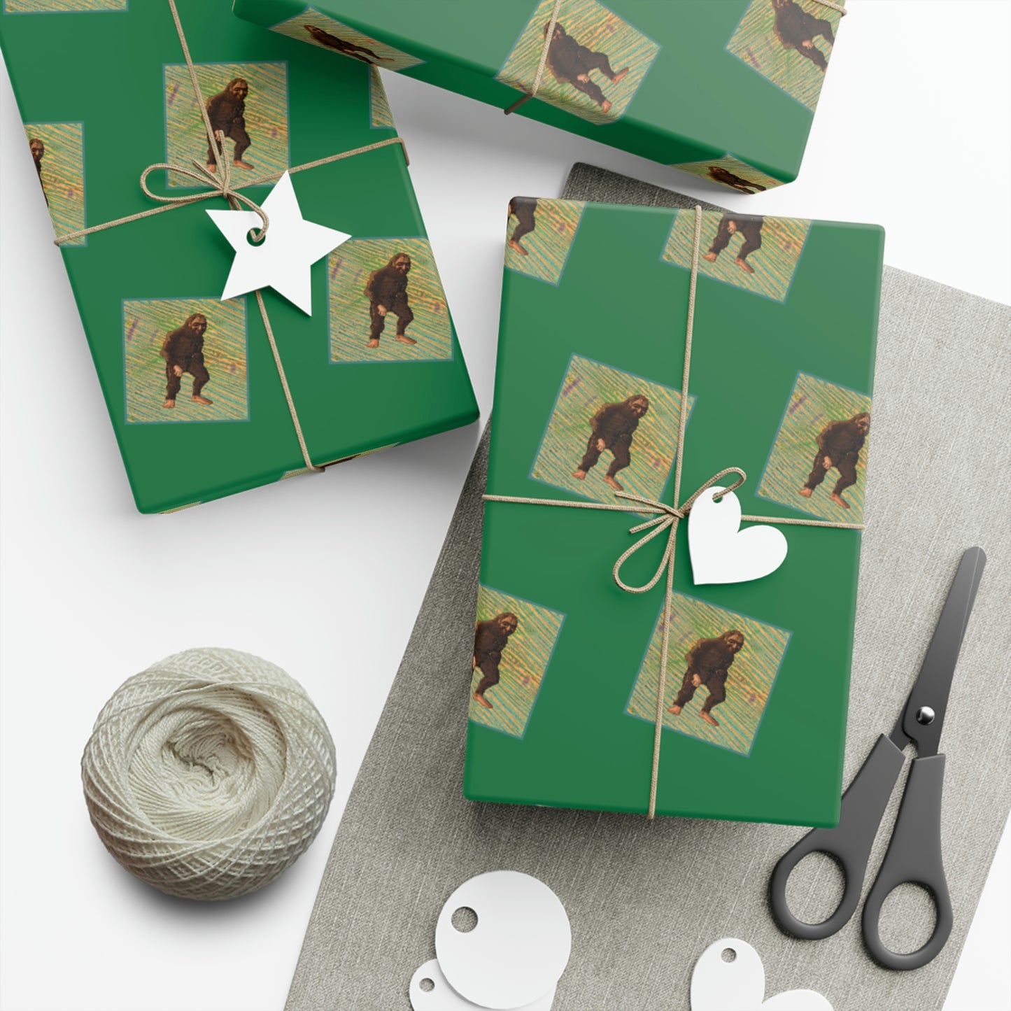 Bigfoot Gift Wrap Papers