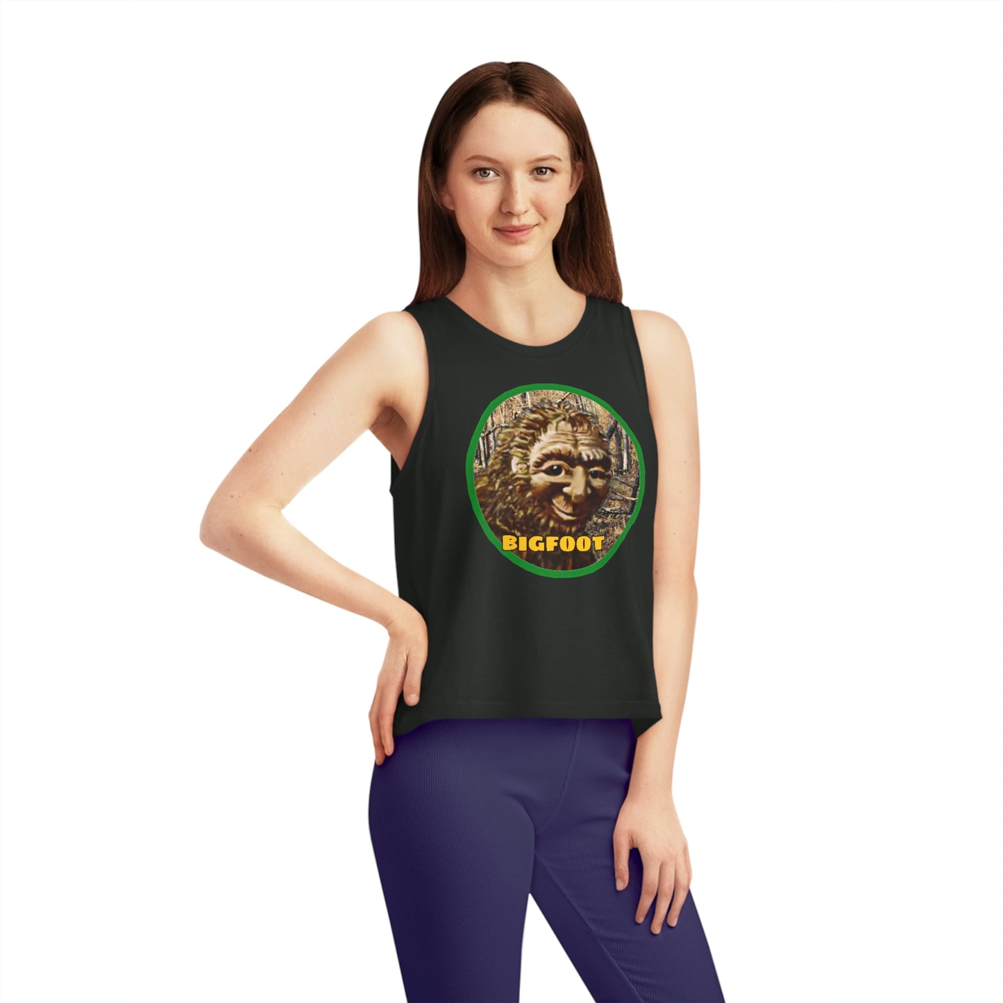 Women's Bigfoot Dancer Cropped Tank Top