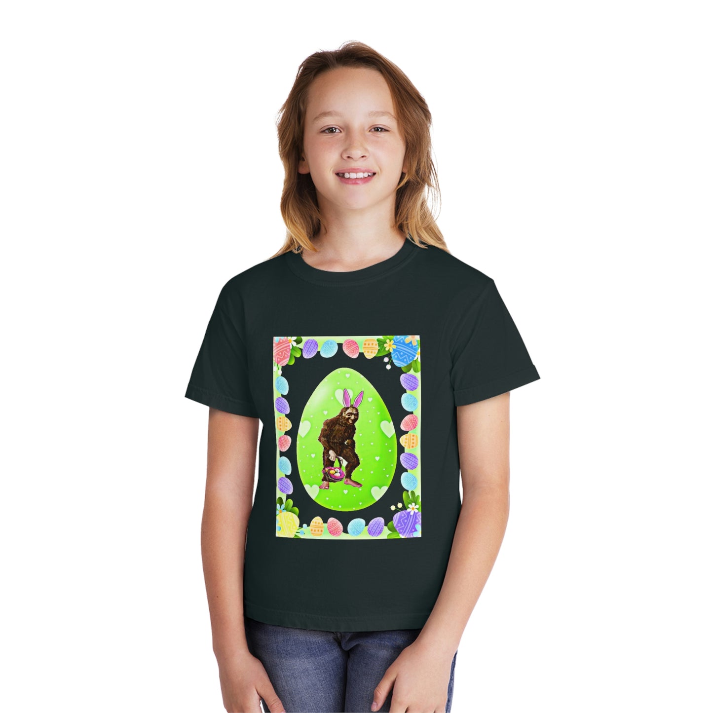 Youth Bigfoot Easter T-Shirt