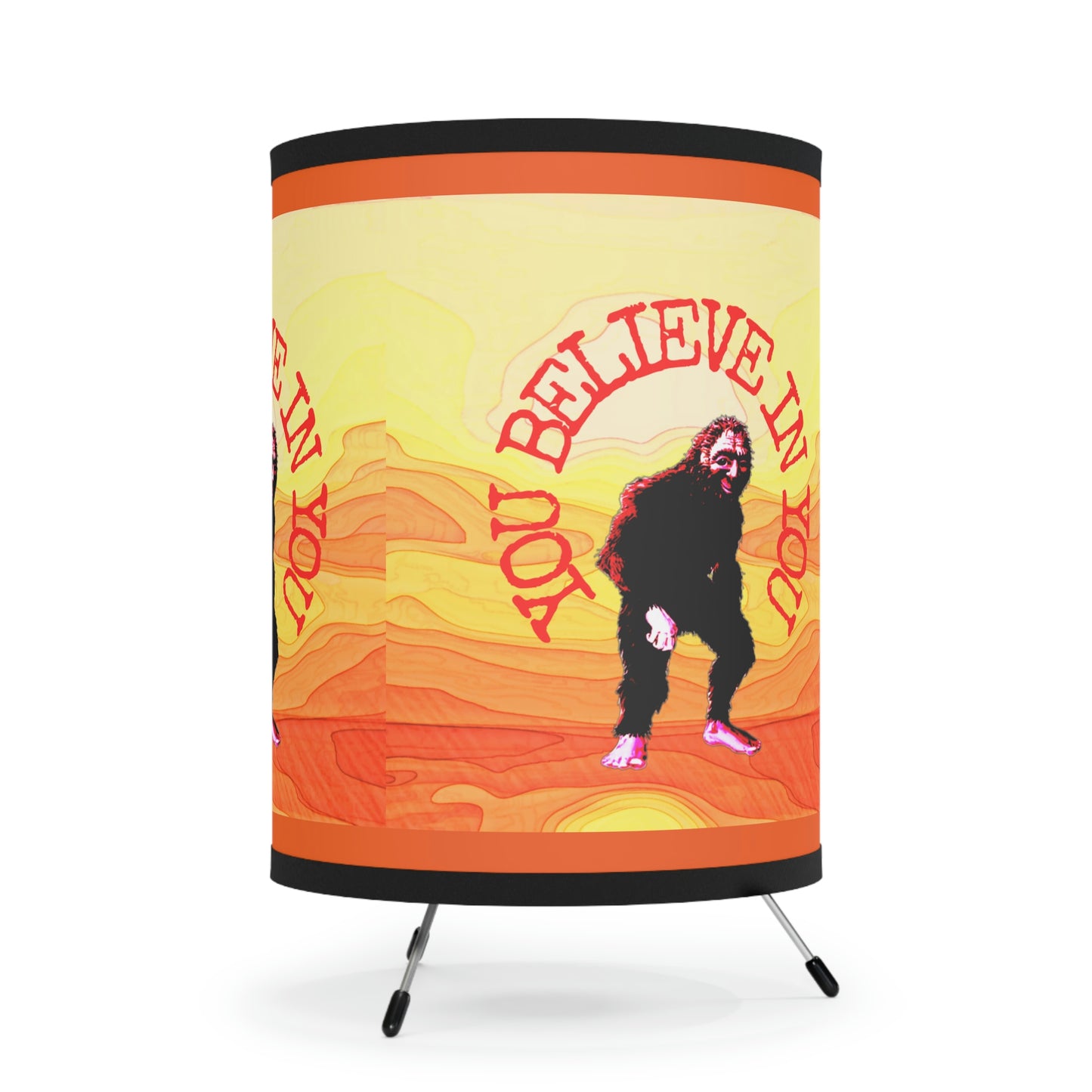 Bigfoot's Believe in You Tripod Lamp