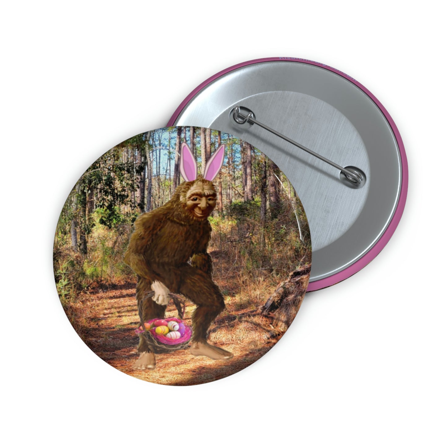 Easter Bigfoot Buttons