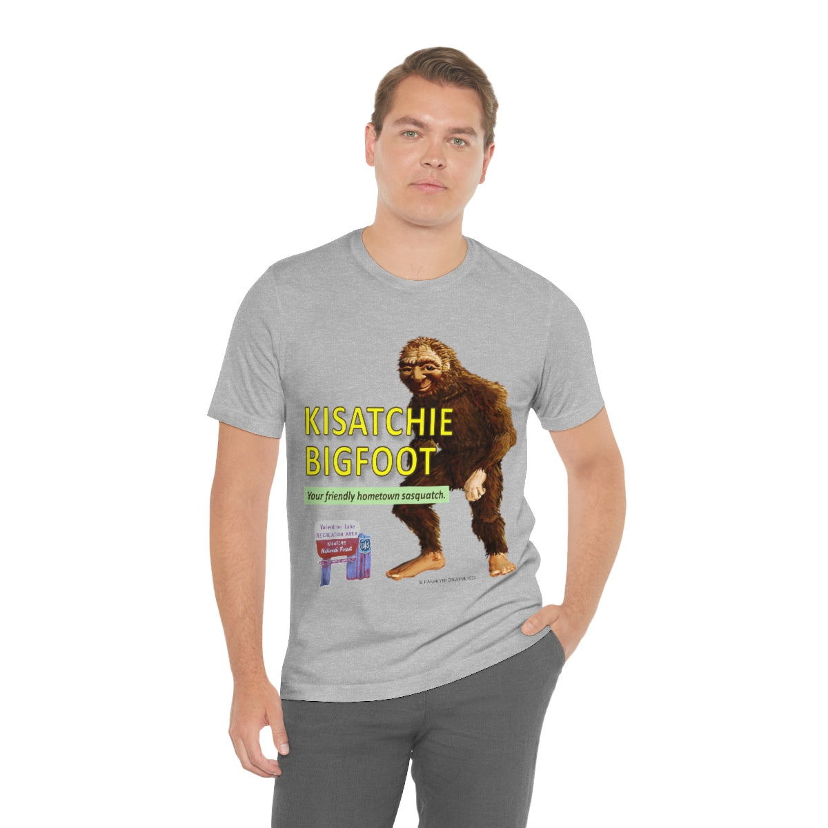 Unisex Kisatchie Bigfoot Jersey Tee