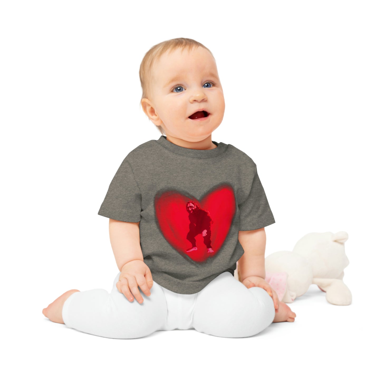 Bigfoot in My Heart Baby T-Shirt