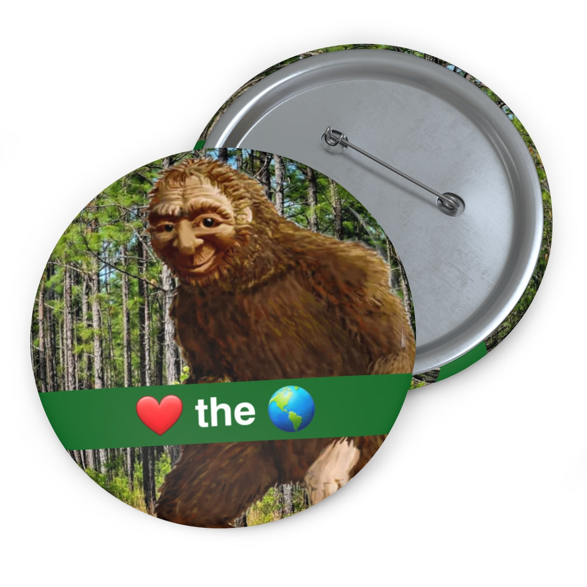 Bigfoot Pin Buttons