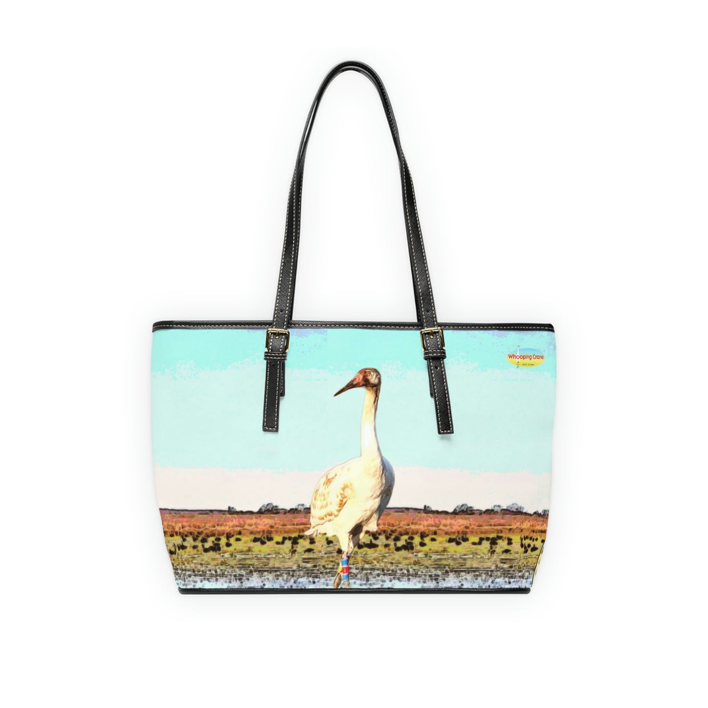 Whooping Cranes Shoulder Bag