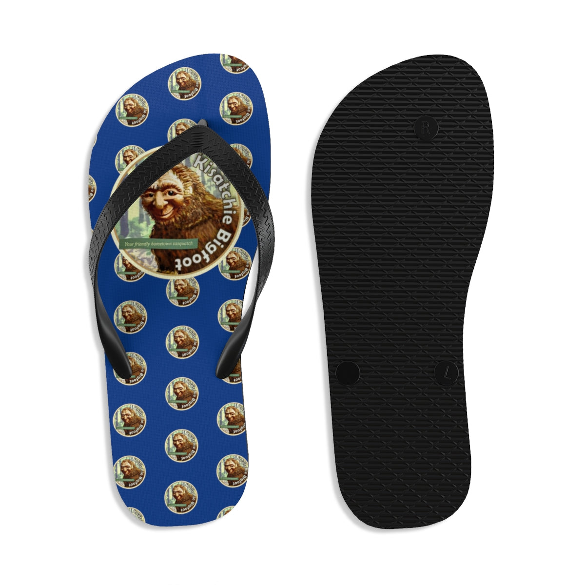 Rubber Sole Kisatchie Bigfoot Flip-Flops