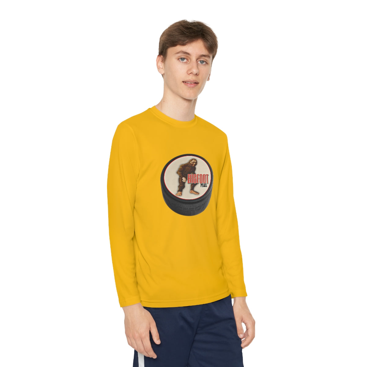 Youth Long Sleeve Bigfoot Pucks Tee