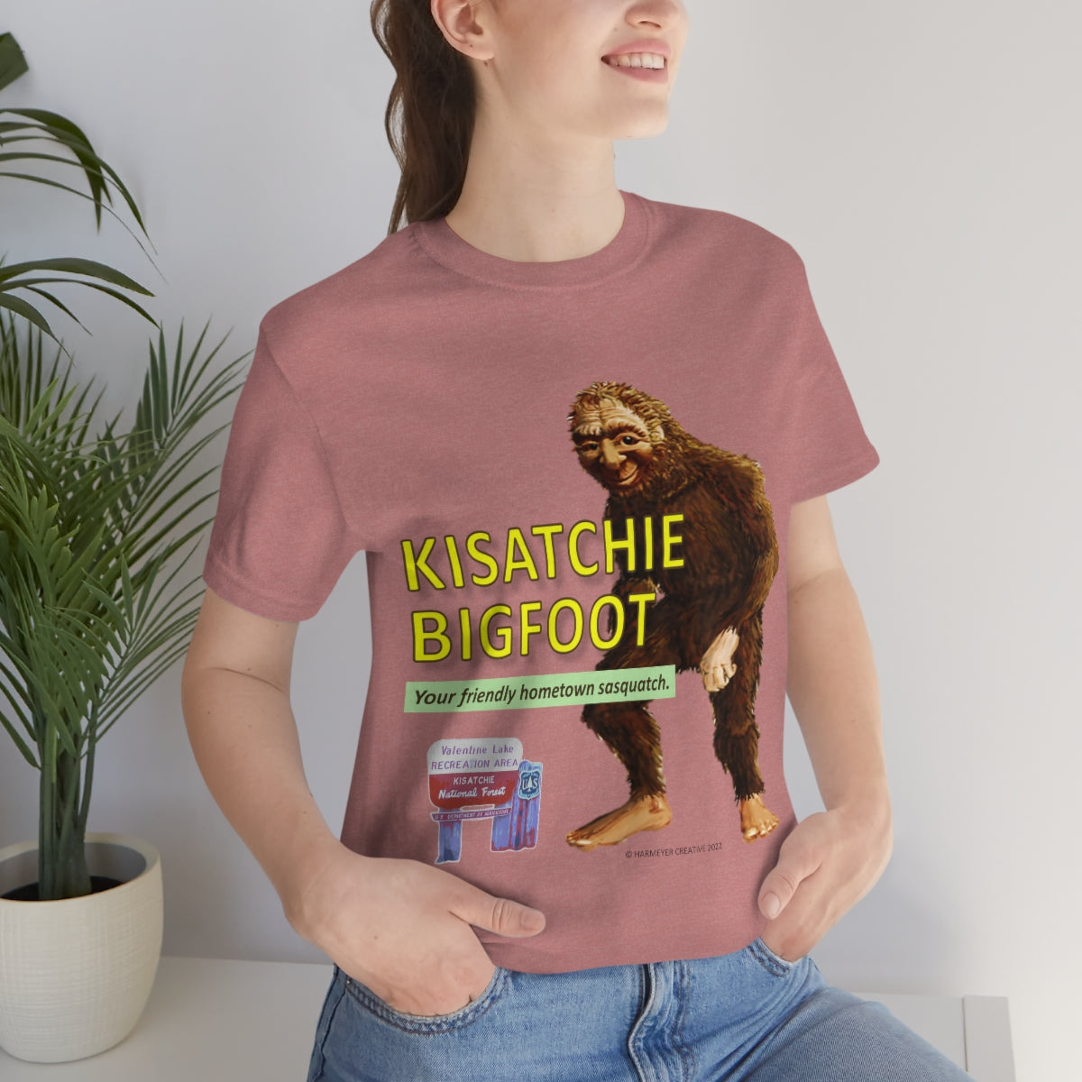 Unisex Kisatchie Bigfoot Jersey Tee