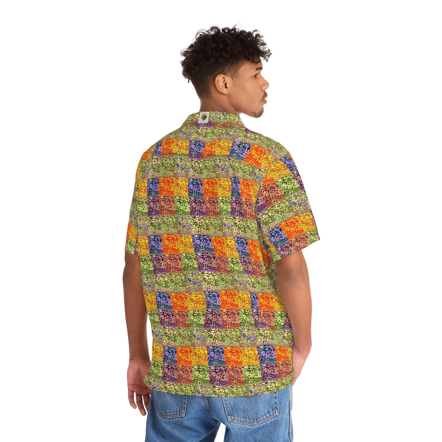 Men's Hawaiian-Style Kisatchie Daisies Shirt