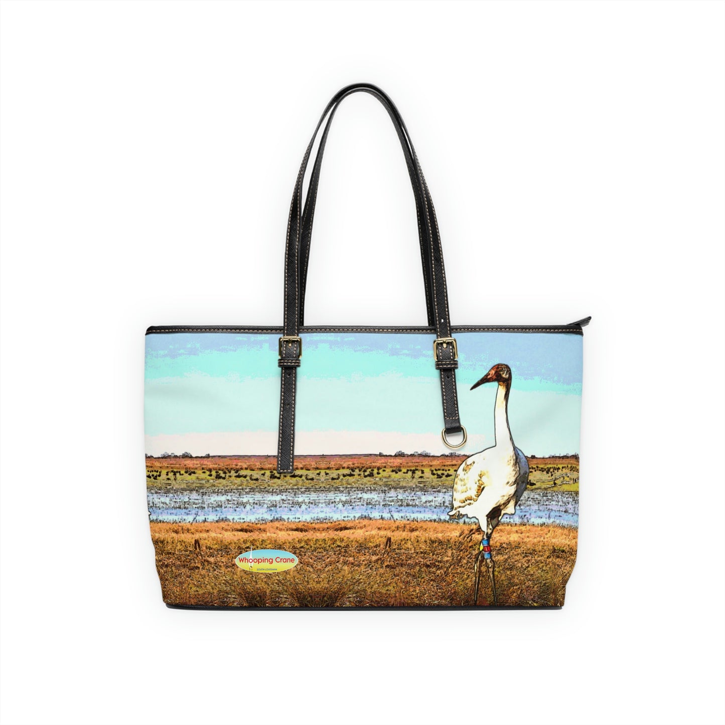 Whooping Cranes Shoulder Bag