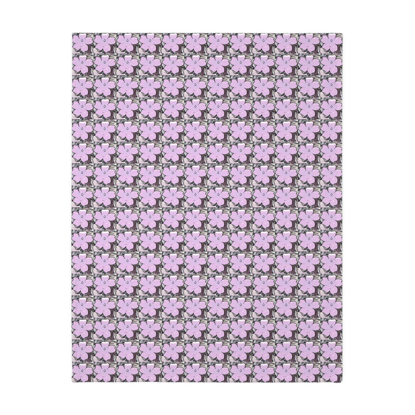 Wildflowers Velveteen Blanket (2-sided print)