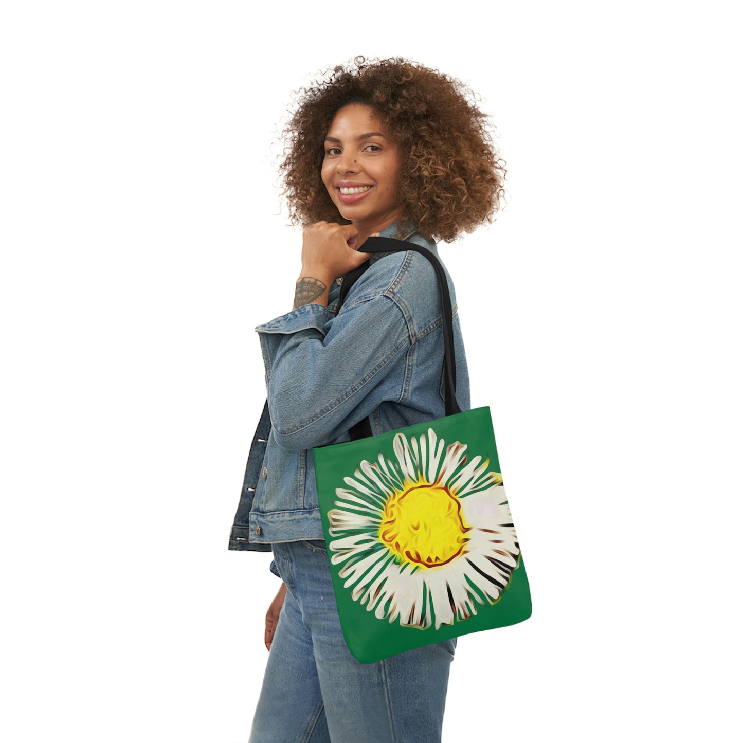 Kisatchie Wildflower Polyester Canvas Tote Bag