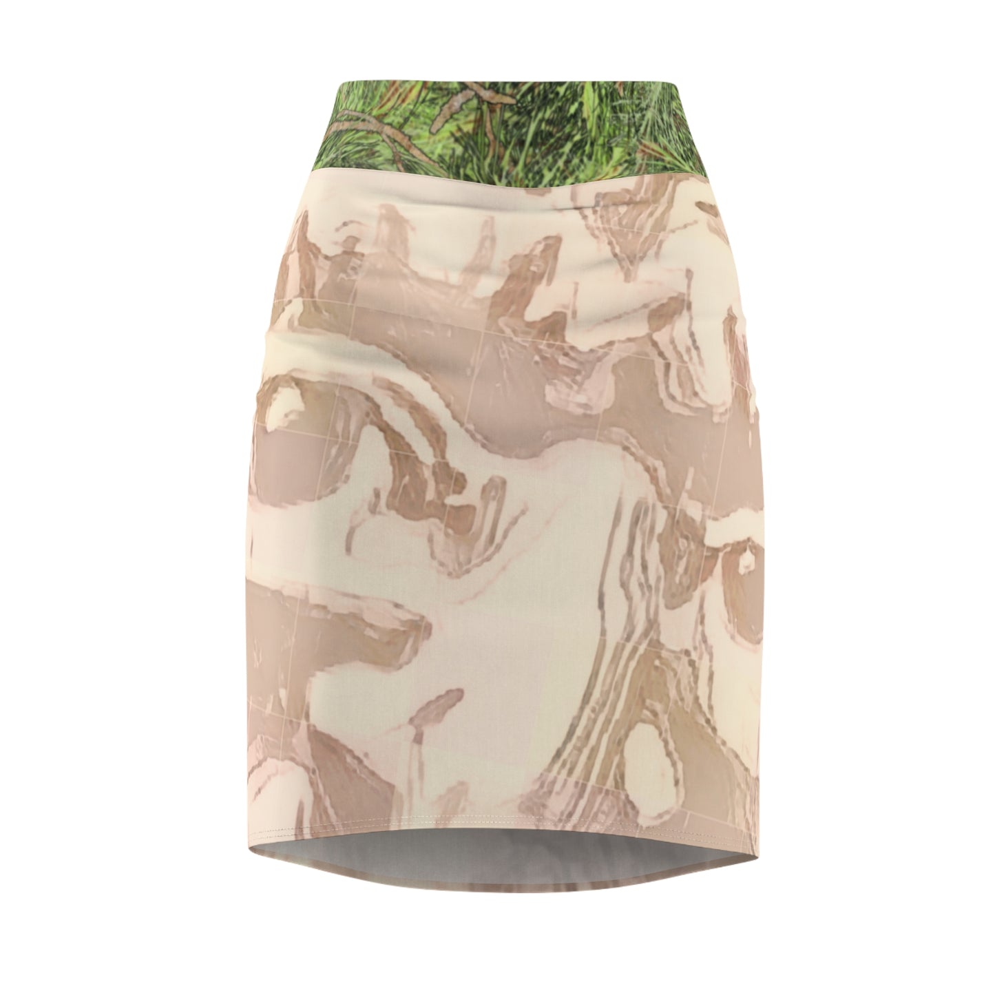 A Glance of Bigfoot Pencil Skirt