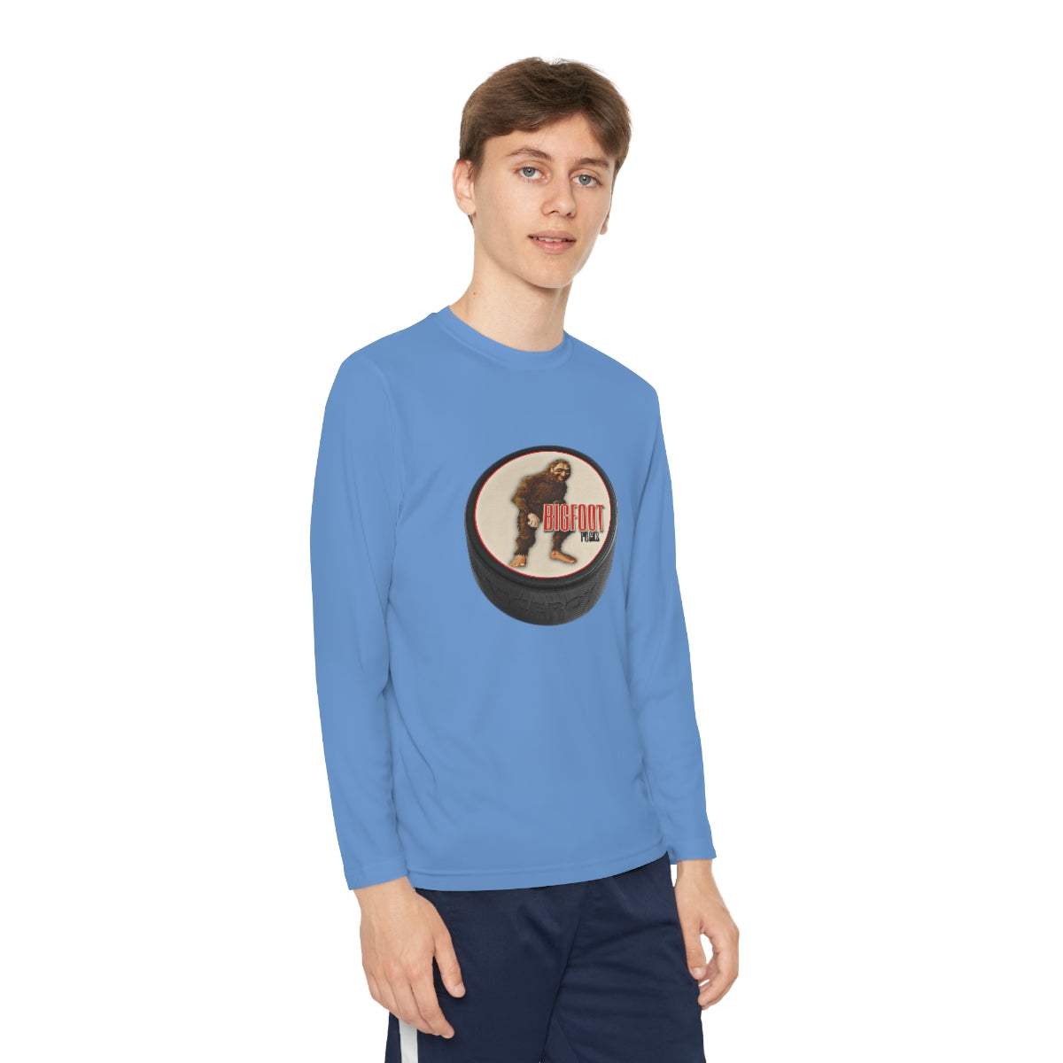 Youth Long Sleeve Bigfoot Pucks Tee