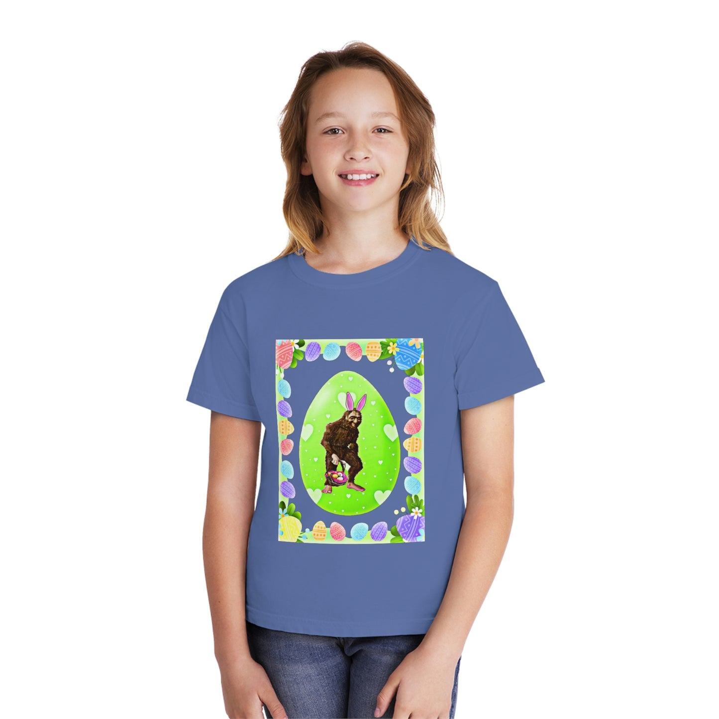 Youth Bigfoot Easter T-Shirt