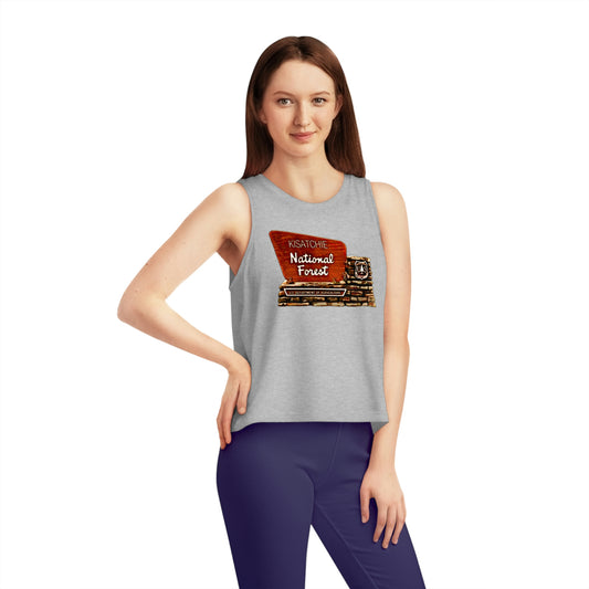 Women's Kisatchie Dancer Cropped Tank Top