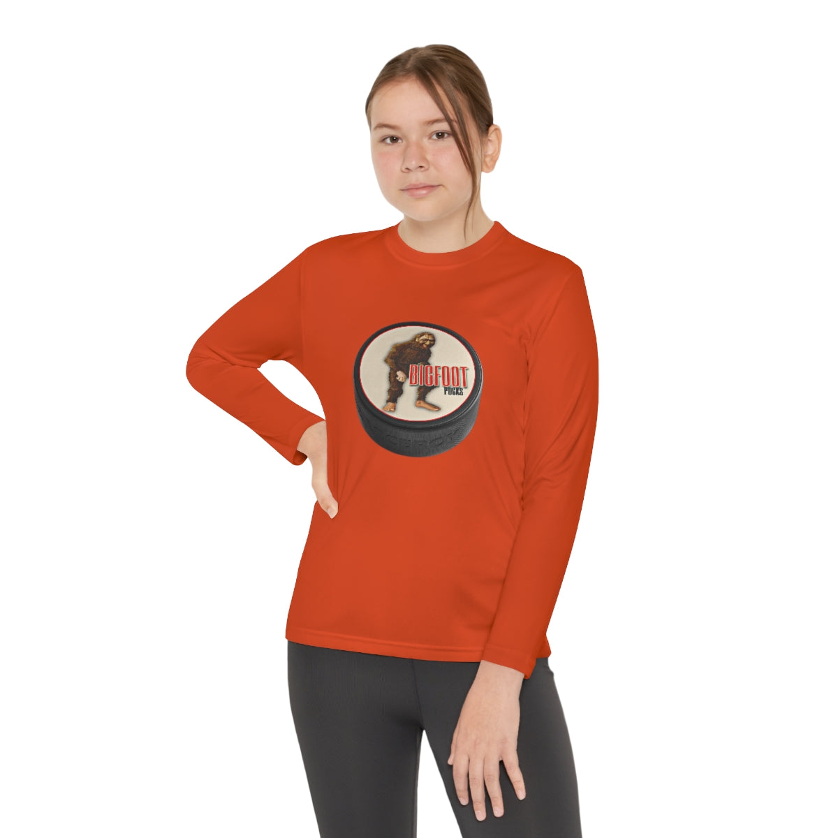 Youth Long Sleeve Bigfoot Pucks Tee