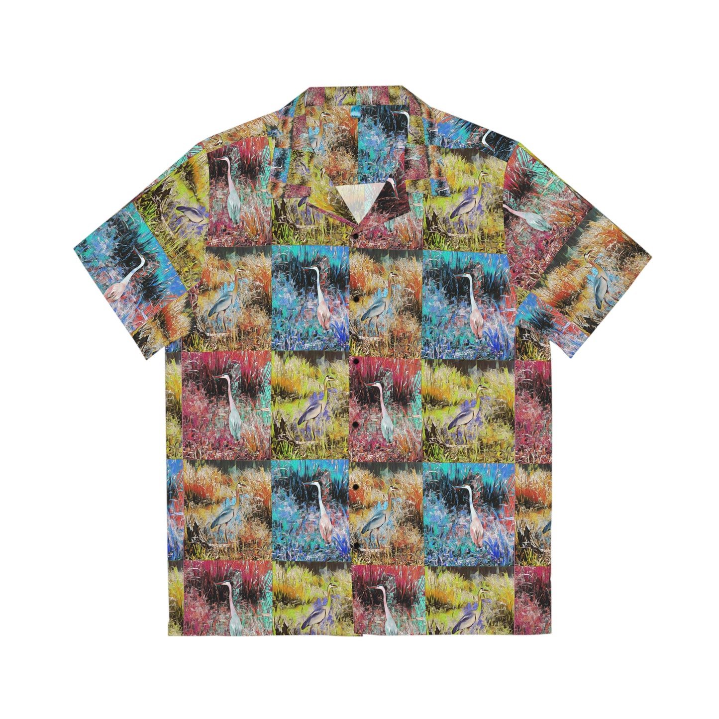 Men's Hawaiian Great Blue Heron Shirt