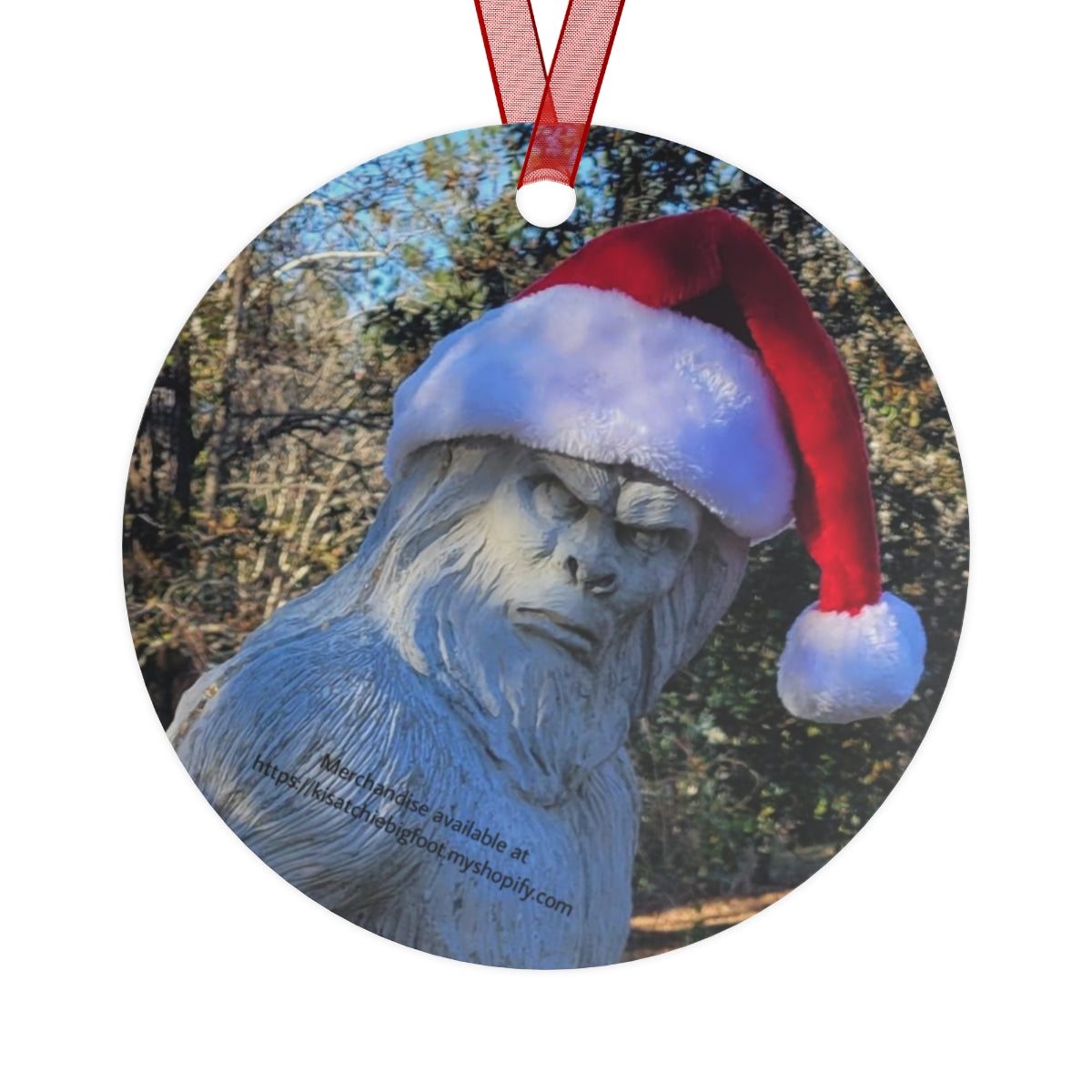 Metal Bigfoot Ornaments