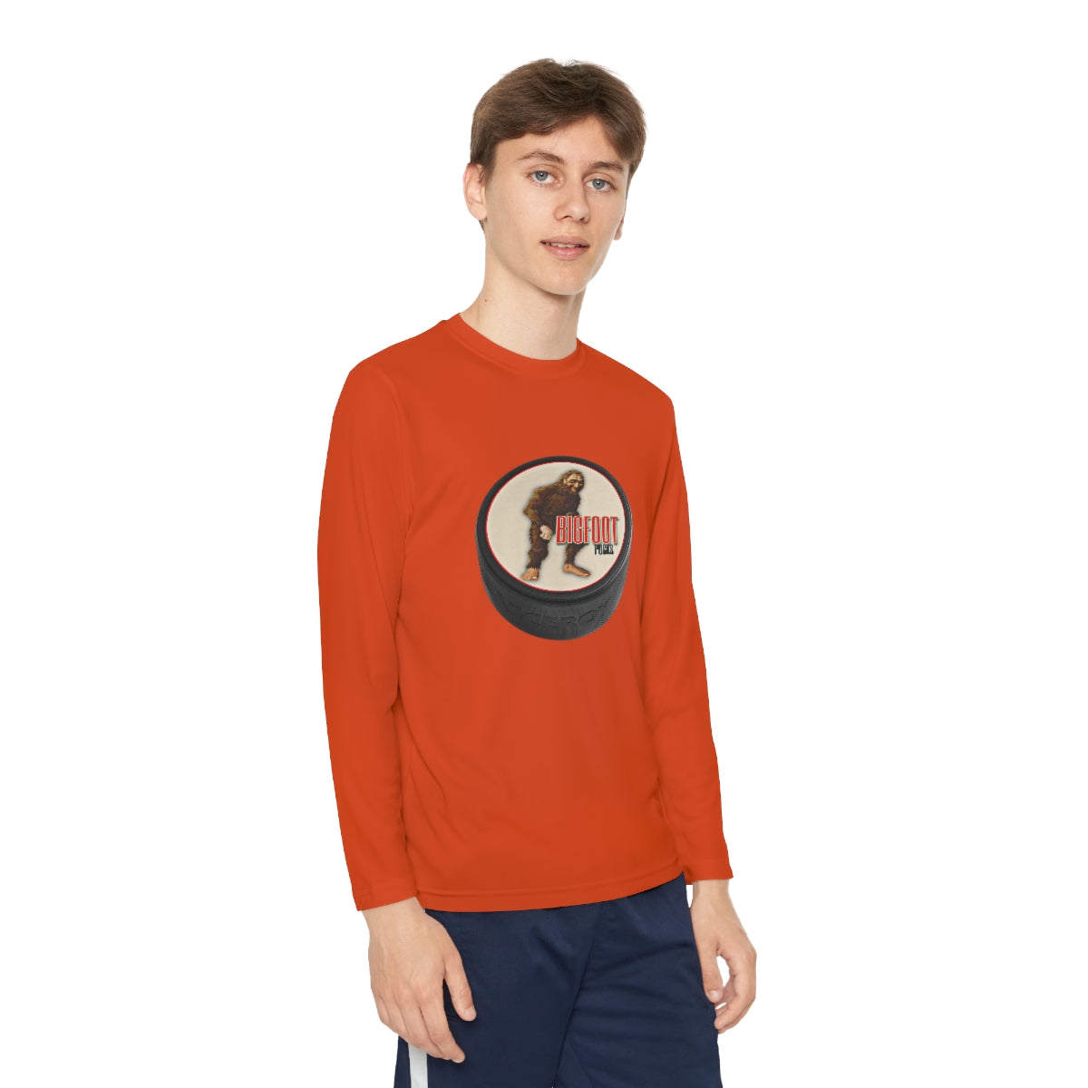 Youth Long Sleeve Bigfoot Pucks Tee