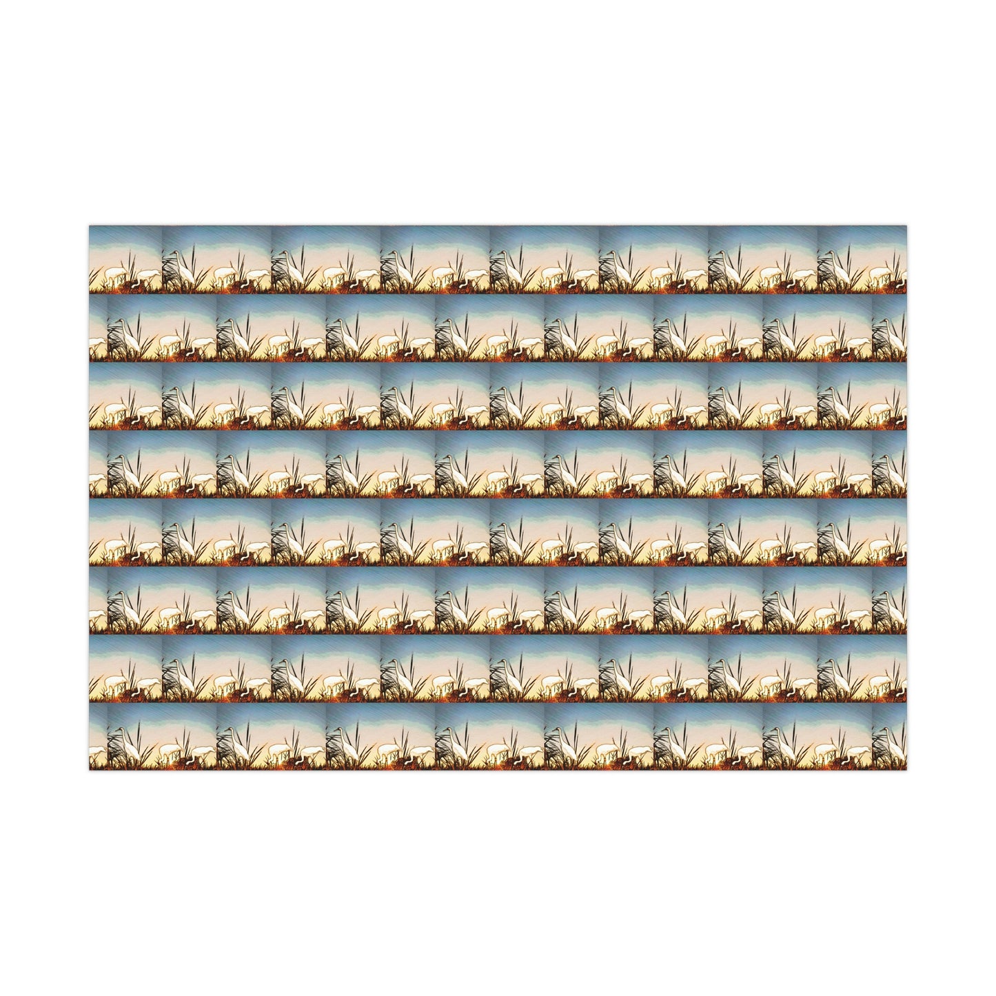 Louisiana Whooping Cranes Gift Wrap Papers