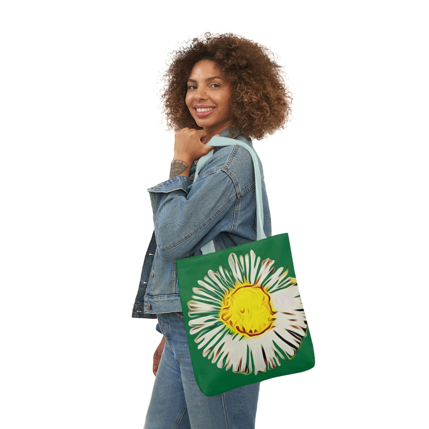 Kisatchie Wildflower Polyester Canvas Tote Bag