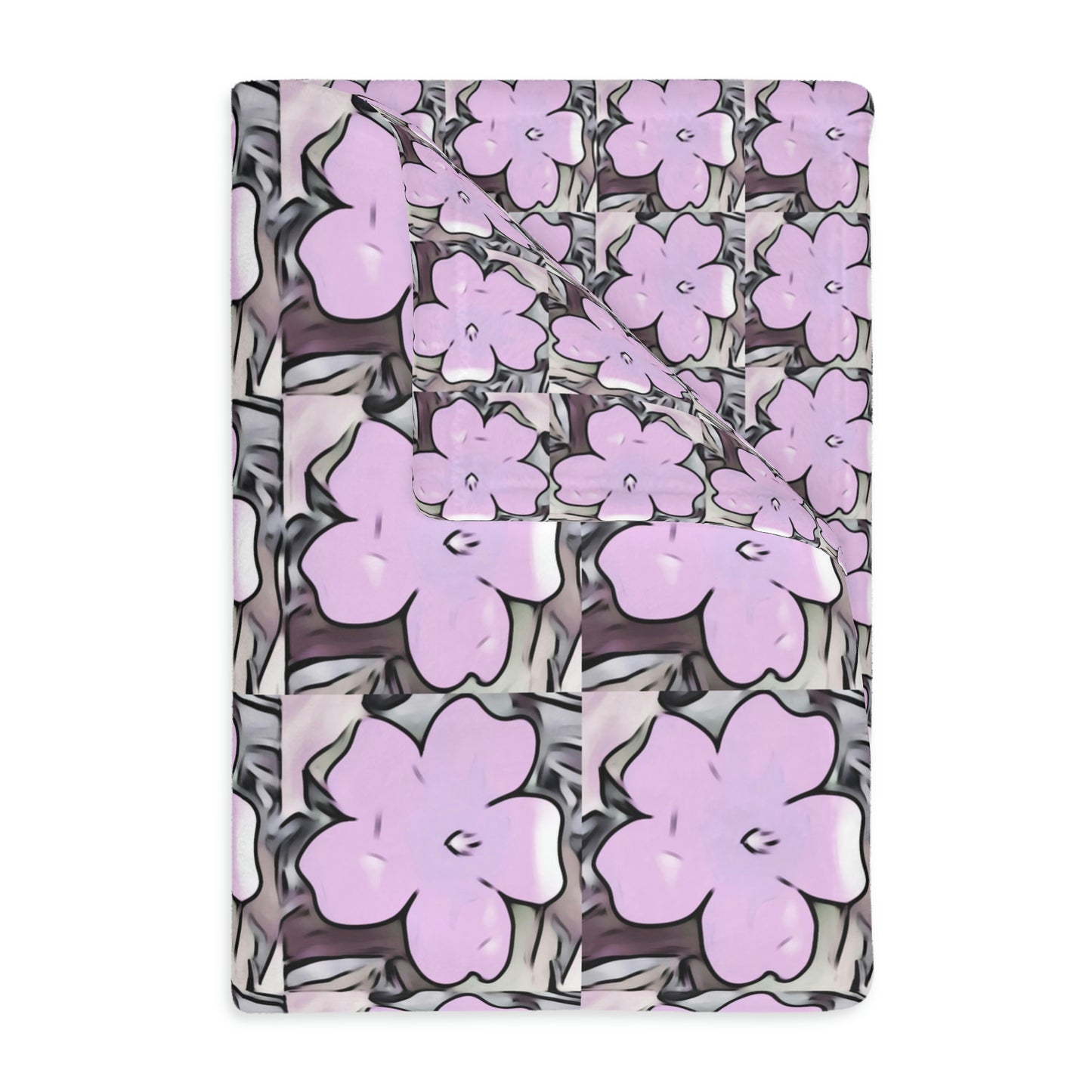 Wildflowers Velveteen Blanket (2-sided print)