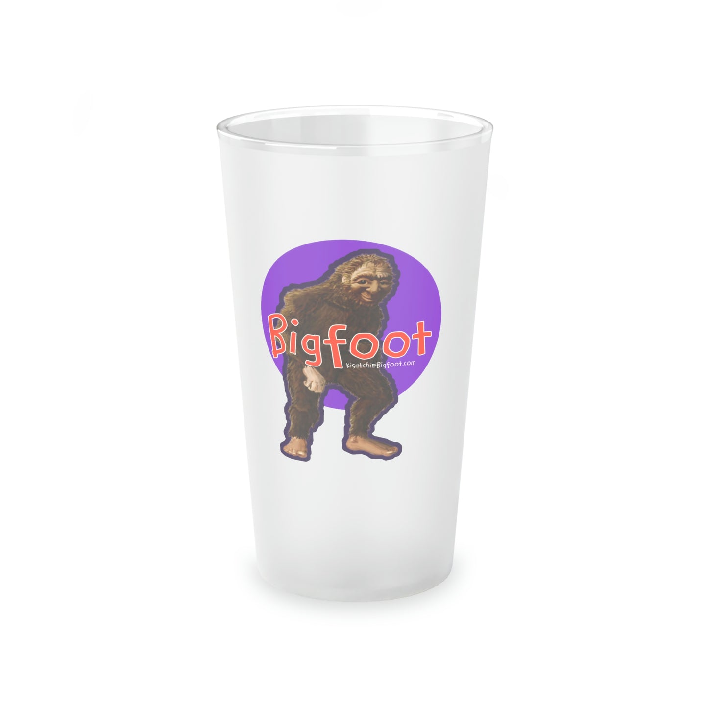 Bigfoot Frosted Pint Glass, 16oz