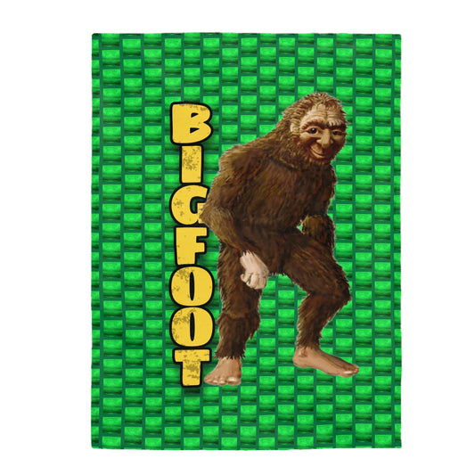 Velveteen Bigfoot Plush Blanket