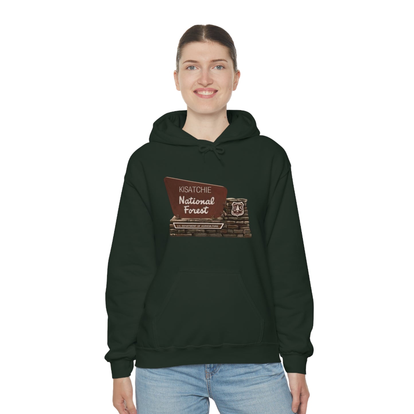 Unisex KNF Kisatchie Script Hoodie