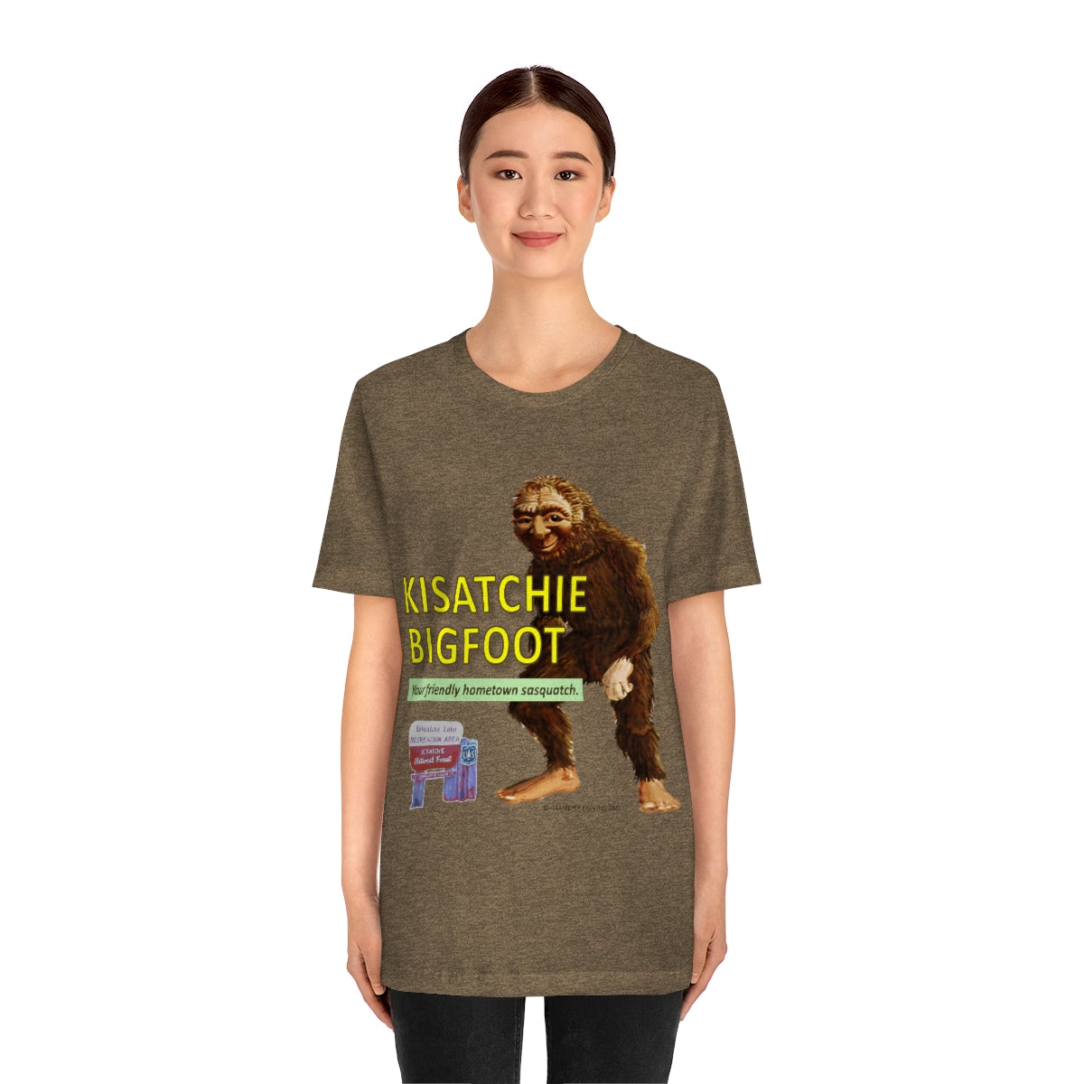 Unisex Kisatchie Bigfoot Jersey Tee