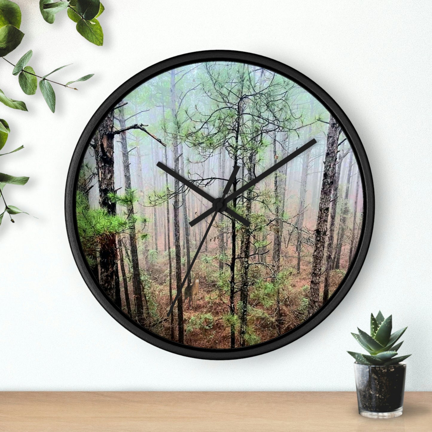 Foggy Kisatchie Wall Clocks