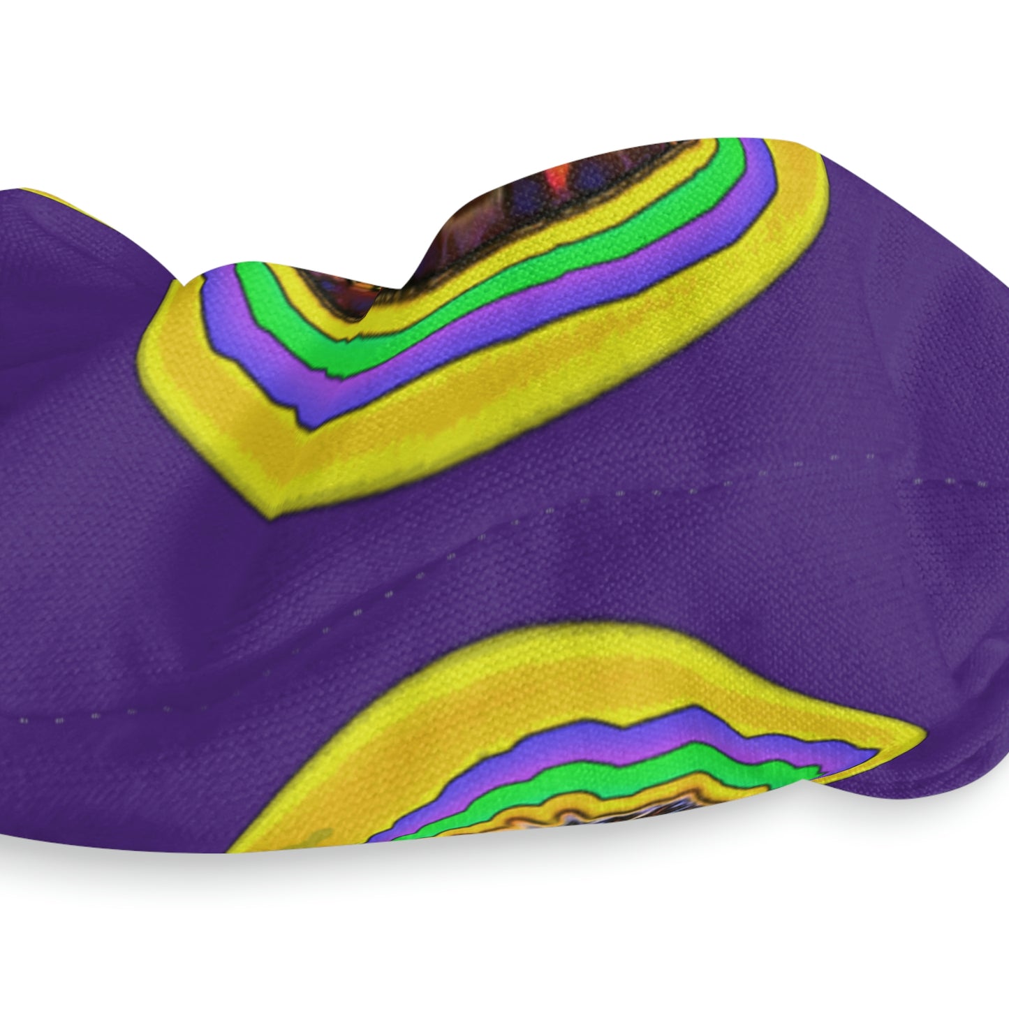 Bigfoot's Mardi Gras Scrunchie