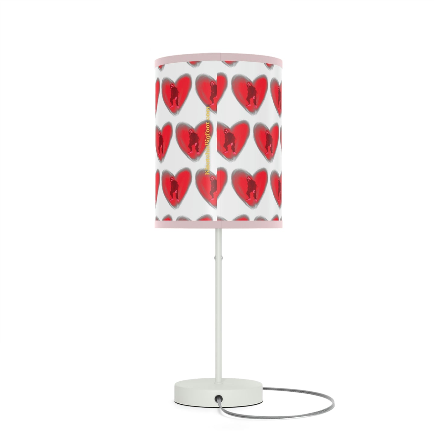 Bigfoot in My Heart Lamp on a Stand