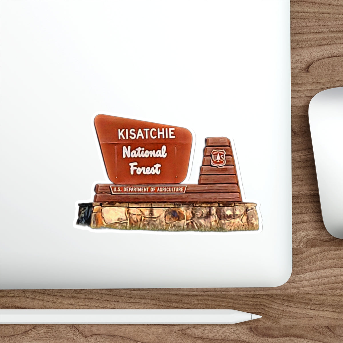 Die-Cut Kisatchie Stickers