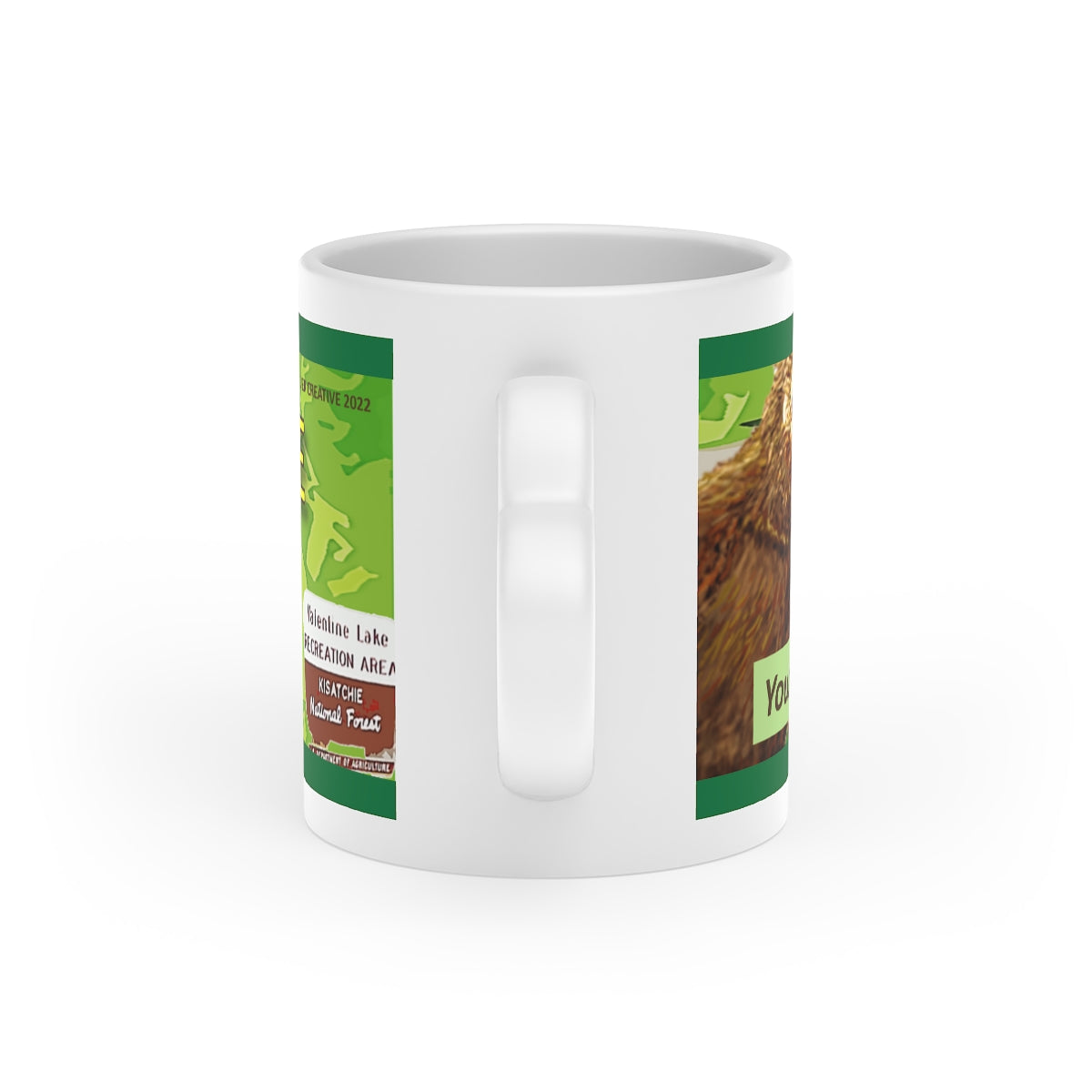 Heart-Shaped Kisatchie Bigfoot Mug