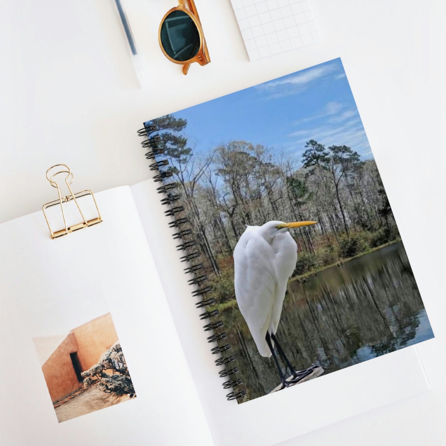 Egret Spiral Notebook