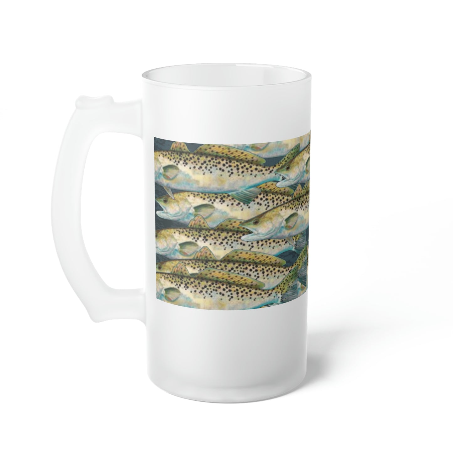 Frosted Speckled Trout Beer Mug