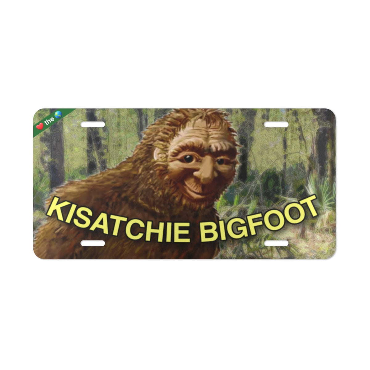 Kisatchie Bigfoot Vanity Plate