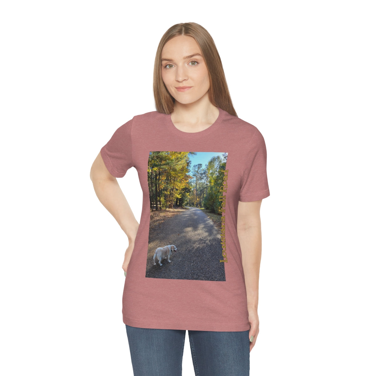 Unisex Louisiana Fall Road Jersey Tee