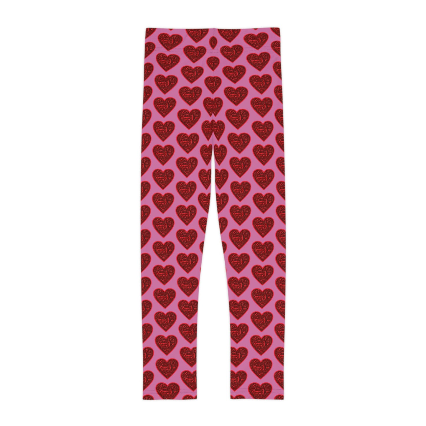 Bigfoot's (Pink) Val Day Kids Leggings