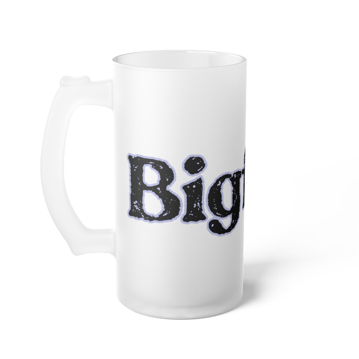 Frosted Glass Bigfoot Beer Mug