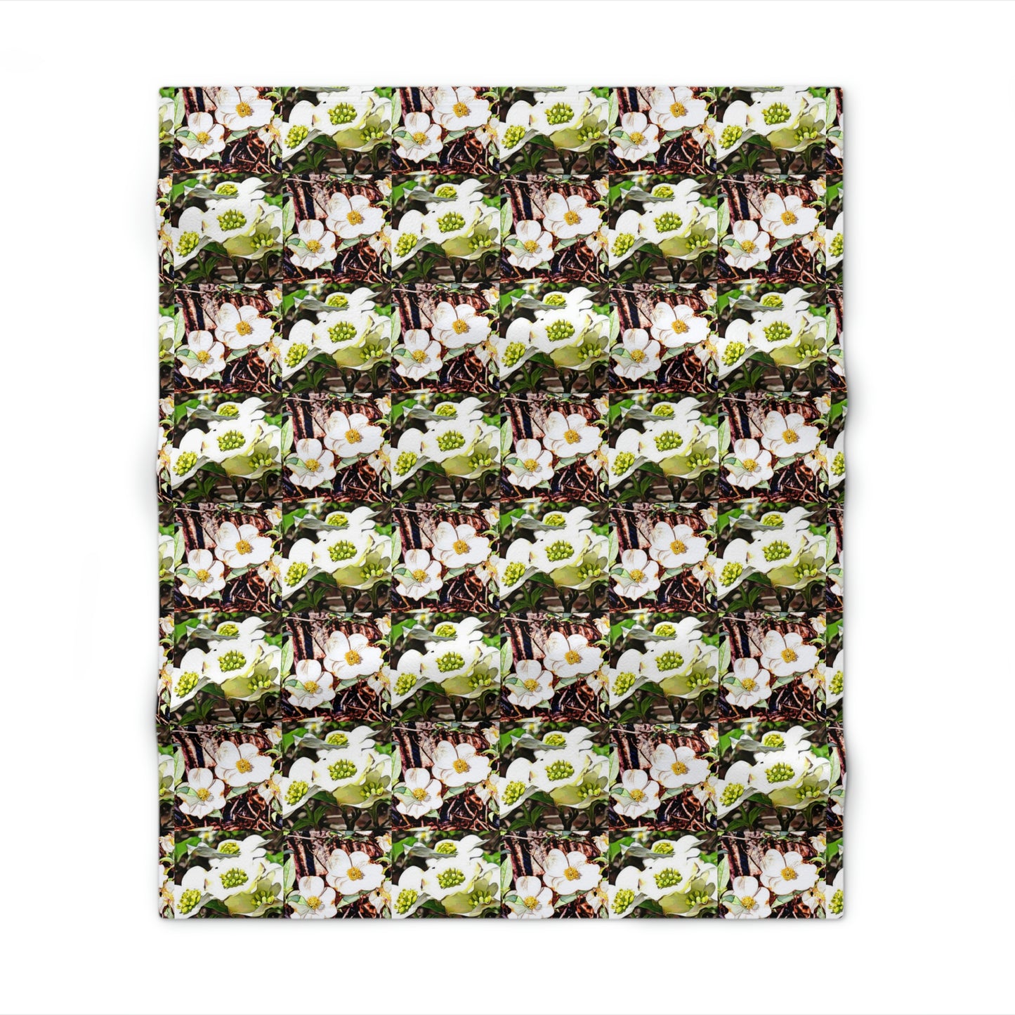 Dogwood Blossoms Throw Blanket