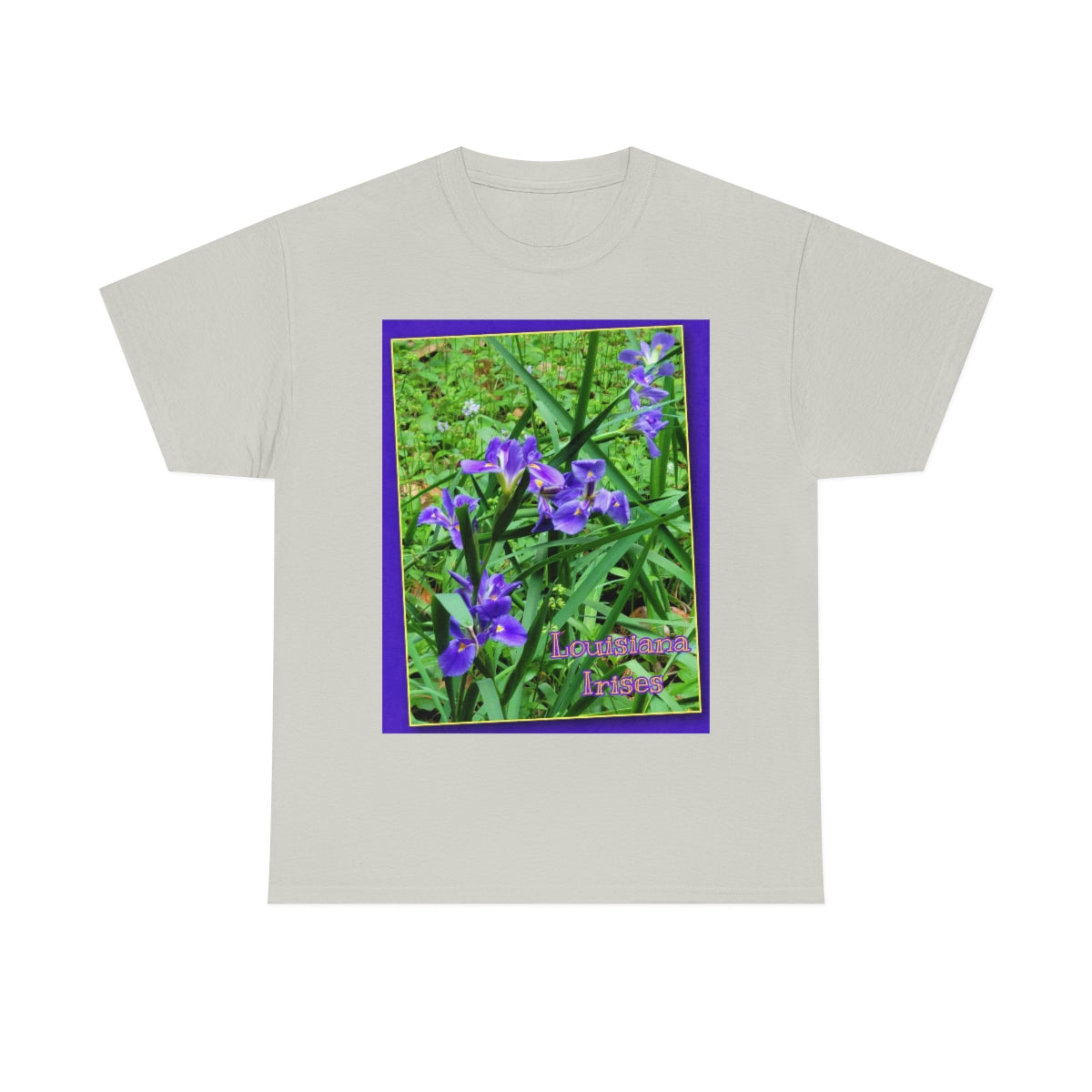 Unisex Louisiana Irises Heavy Cotton Tee