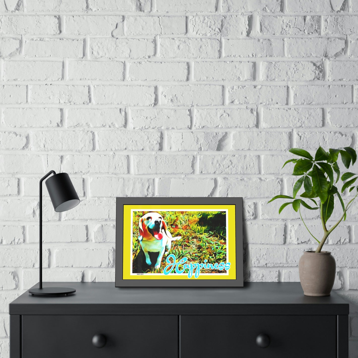 Framed Happiness Print