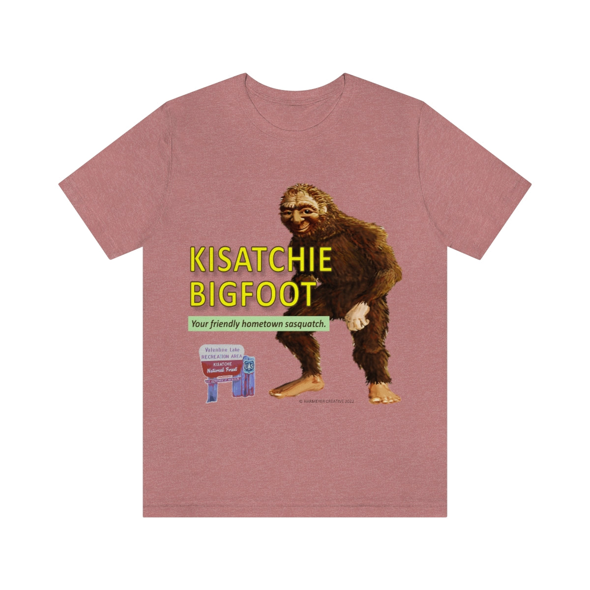 Unisex Kisatchie Bigfoot Jersey Tee