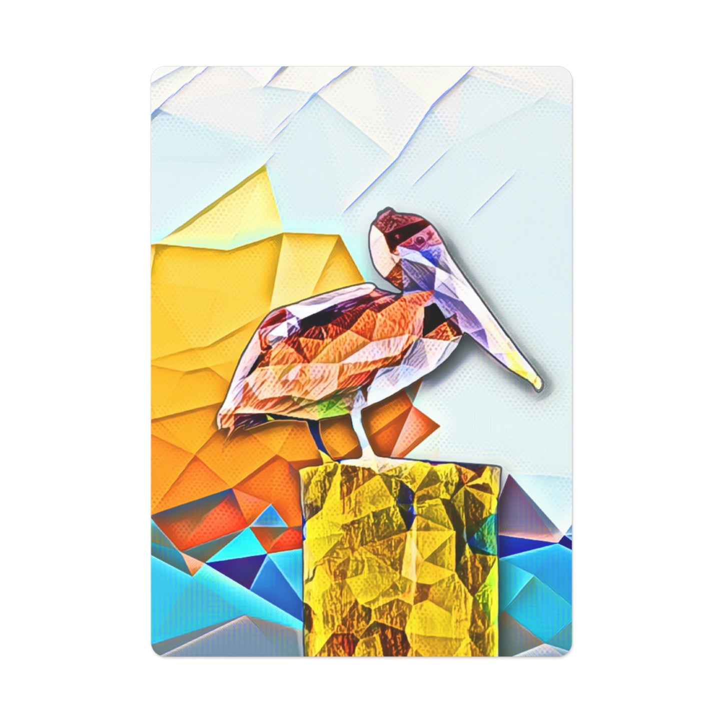 Louisiana Brown Pelican Playing Cards